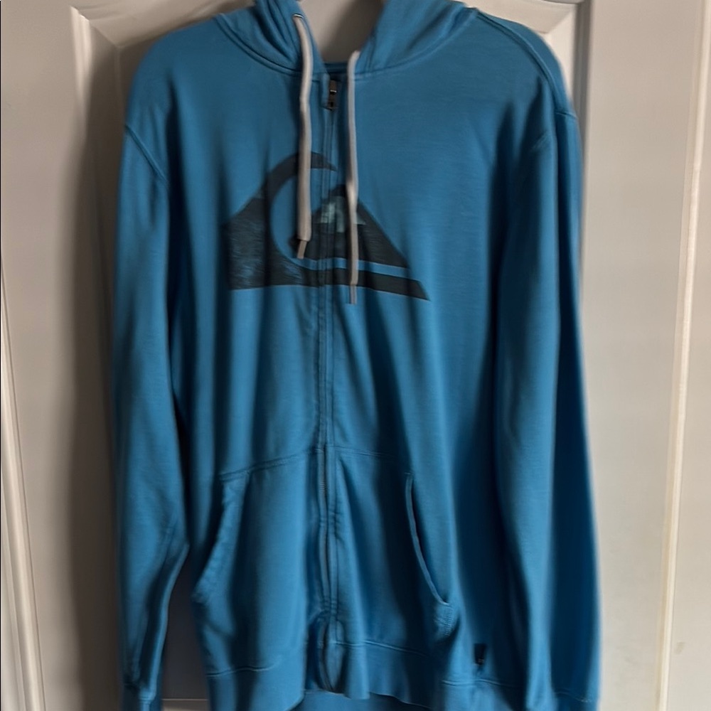 Quiksilver Men's Blue Hoodie Sweater